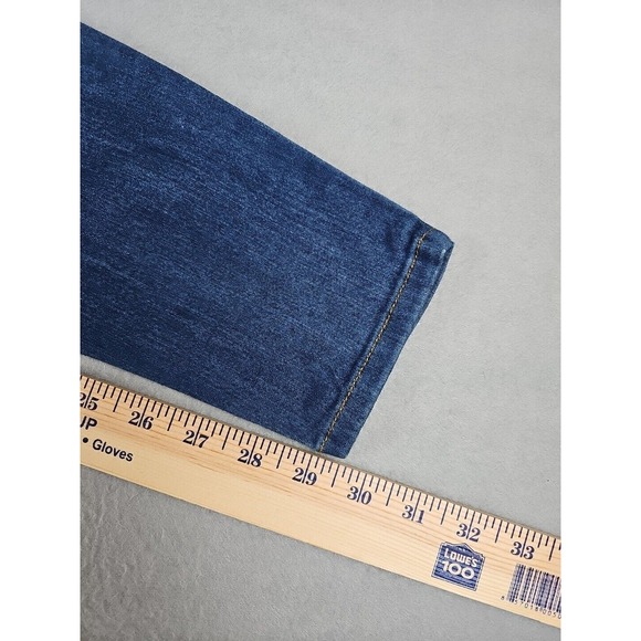 Judy Blue Jeans Women's 7/28 Dark Straight Slim Blue Denim Style 8390 USA - Picture 12 of 12